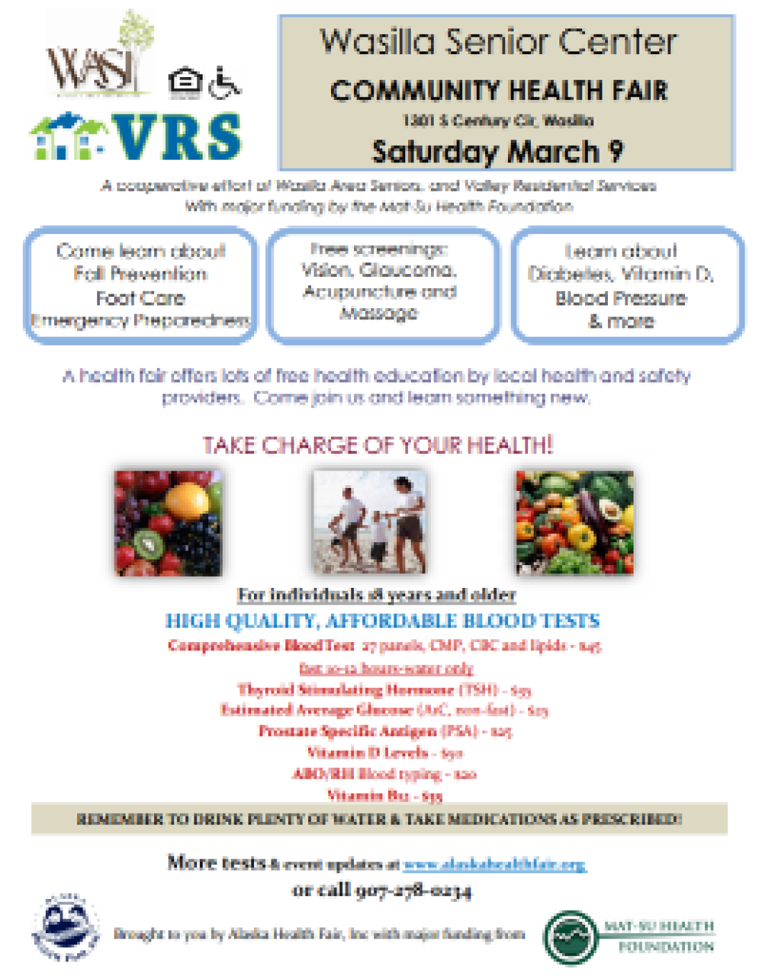 VRS & WASI Community Health Fair